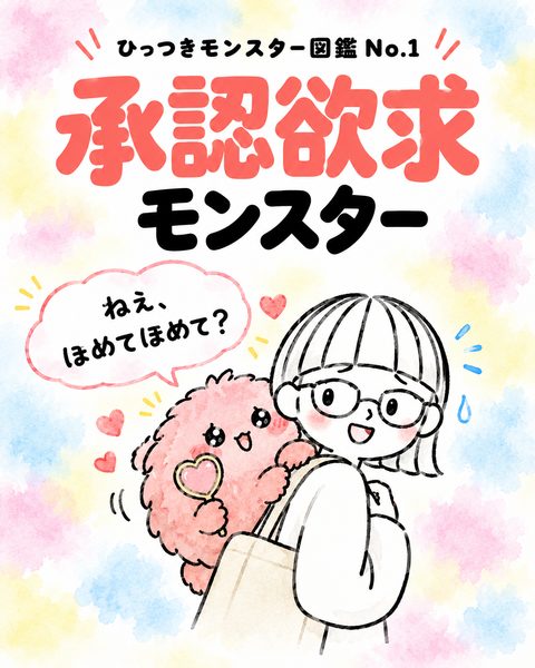 ひっつきモンスター図鑑 No.1 承認欲求モンスター