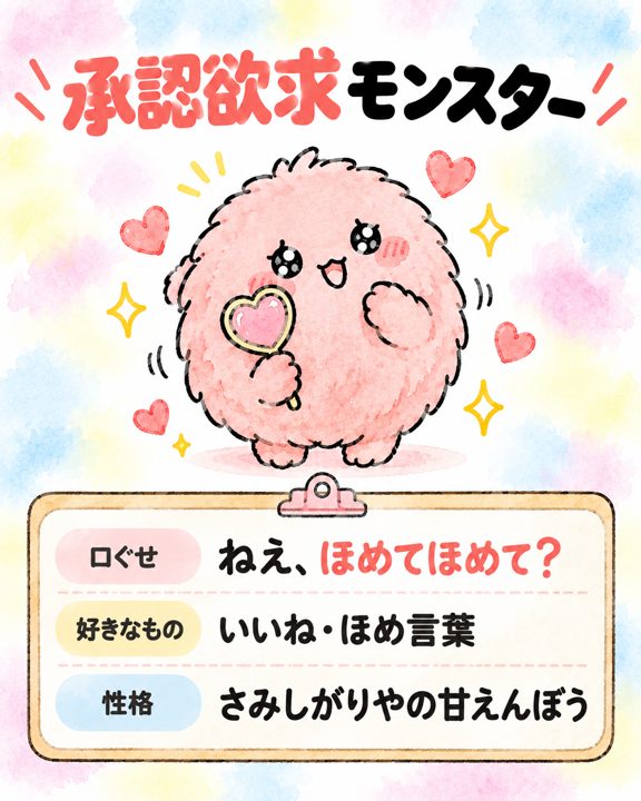 承認欲求モンスター